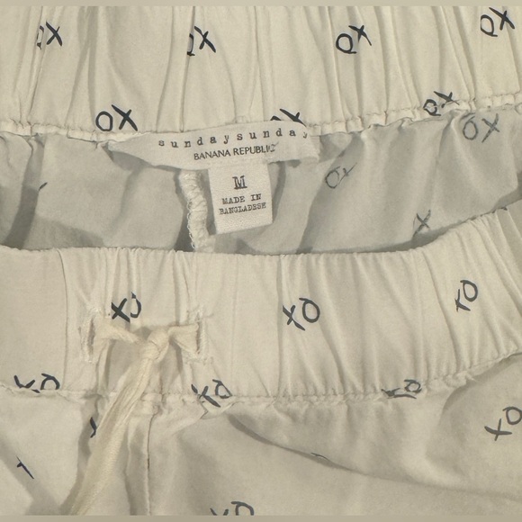 💕Banana Republic Sunday Sunday, XO PJ shorts-💕 - Picture 5 of 6